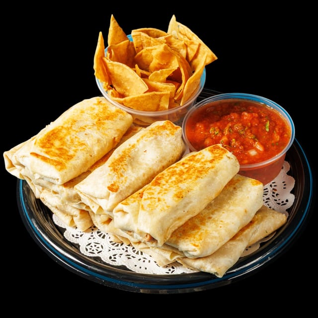 12 Mini Bean & Cheese Burrito Party Tray.