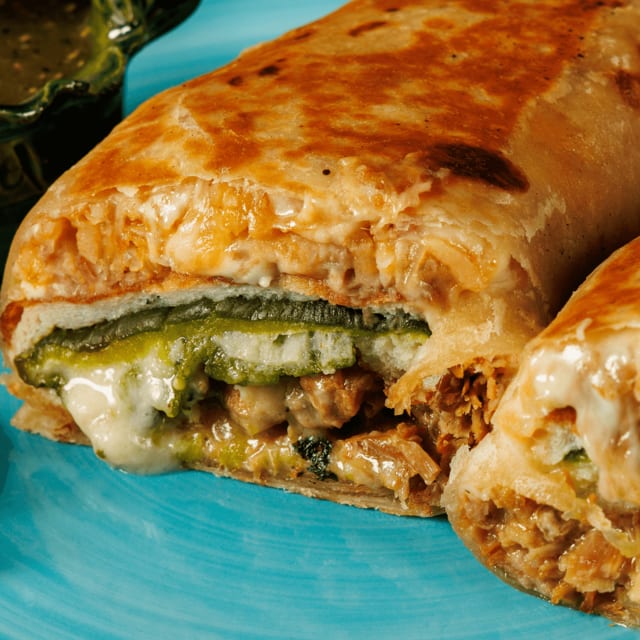 Carnitas Chile Relleno Burrito.