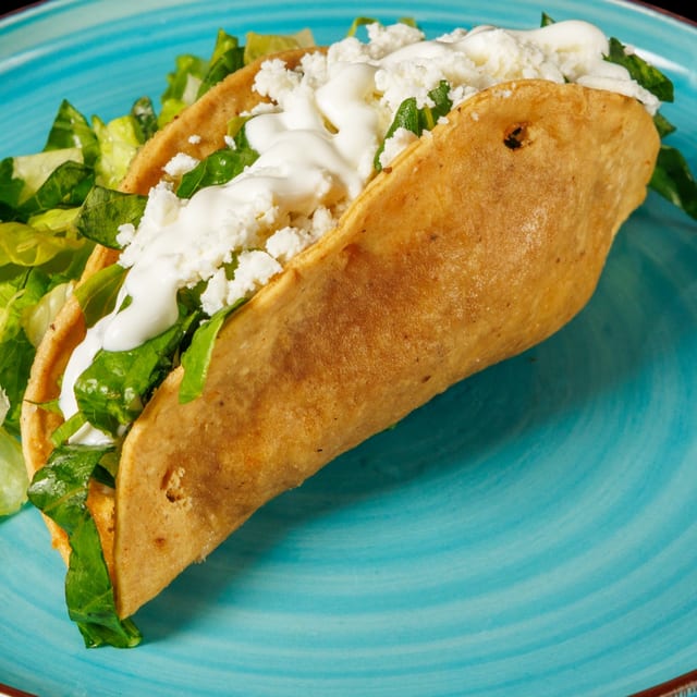 Hard Shell (Crispy) Potato Taco.