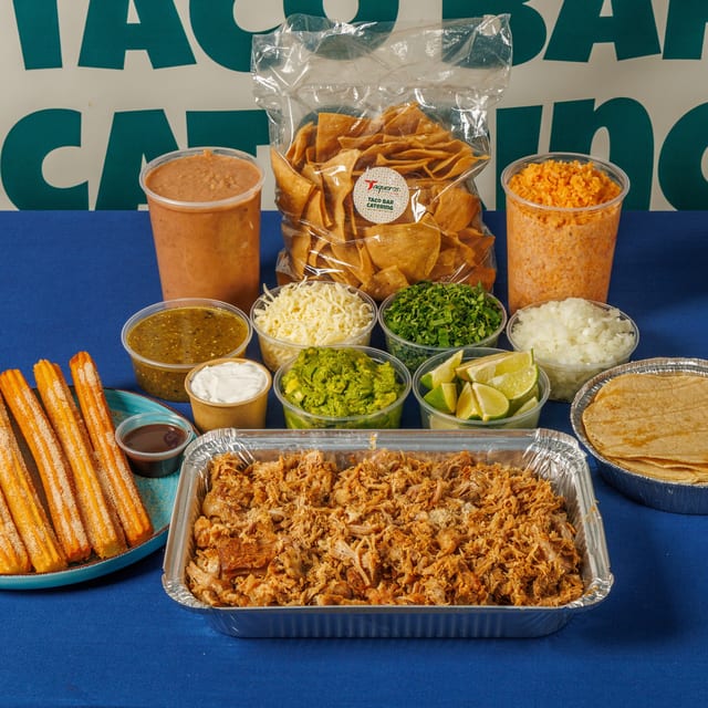 Taco Bar Catering Family Pack.