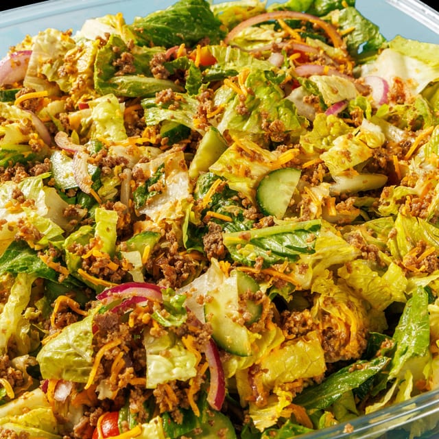 Ground Beef Taco Salad.