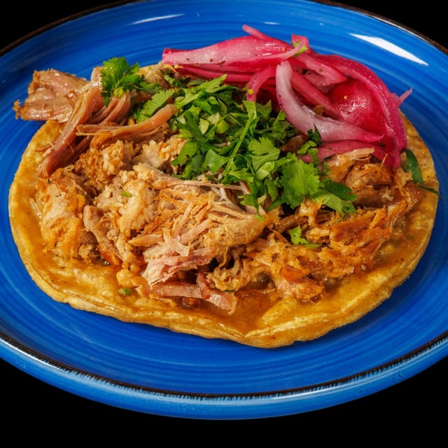 Slow-Cooked Carnitas Taco.