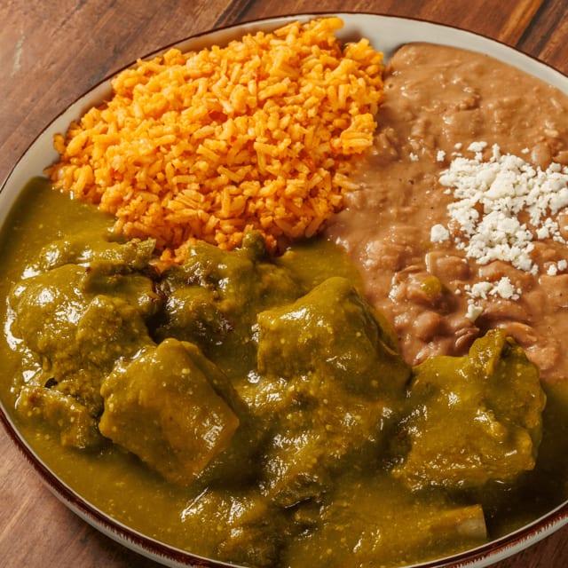 Pork Ribs in Green Salsa Oaxaca Style.
