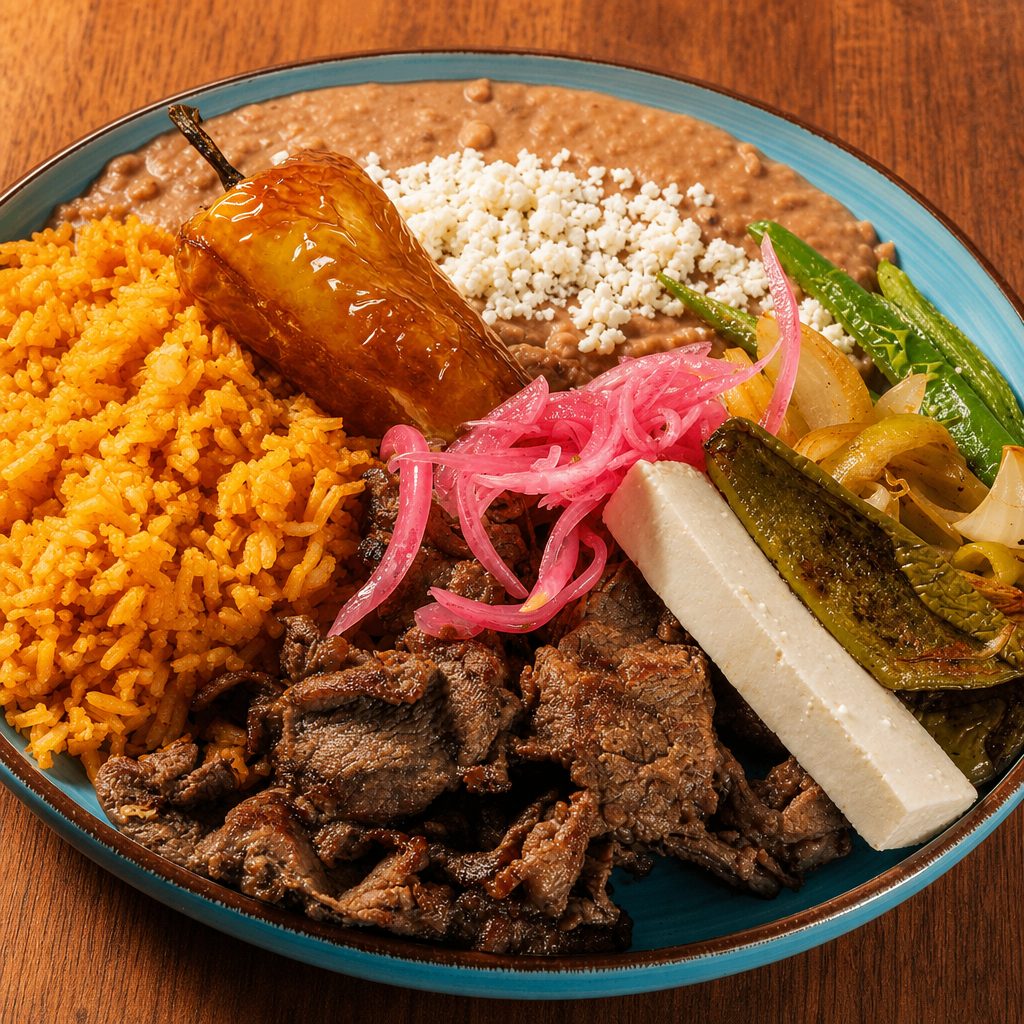 Carne Asada Plate.