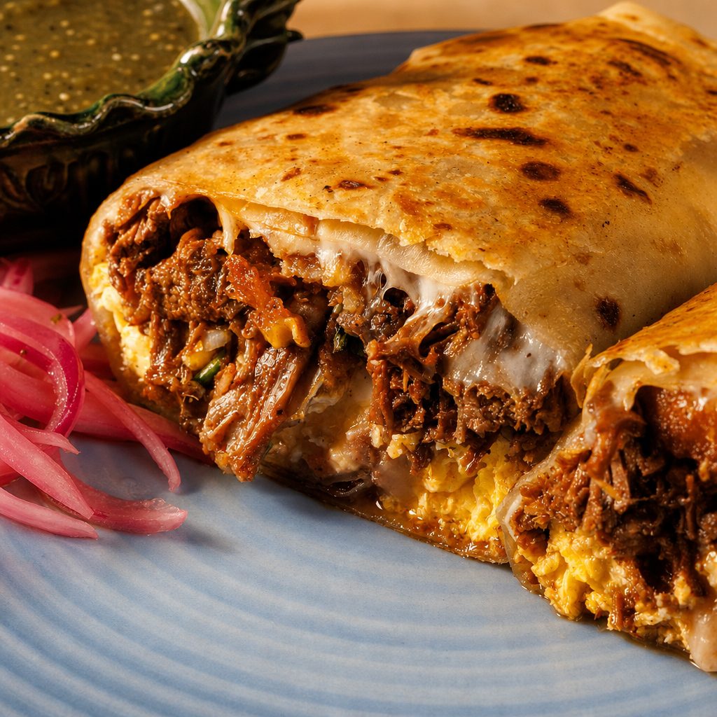 Birria Breakfast Burrito.
