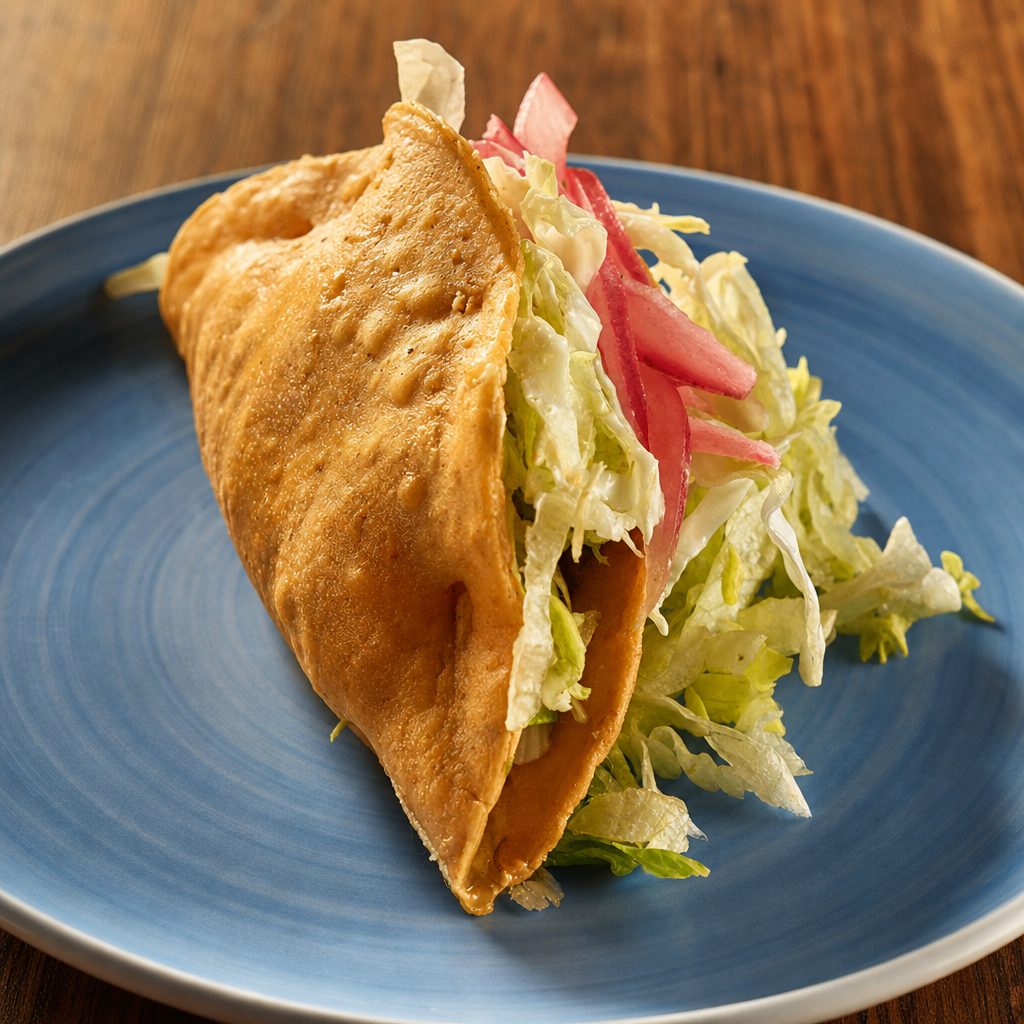 Hard Shell (Crispy) Potato Taco.